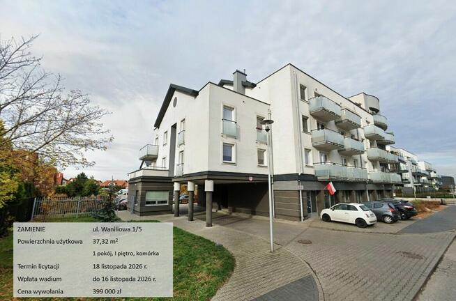 Licytacja, kawalerka, 15 km od centrum Warszawy