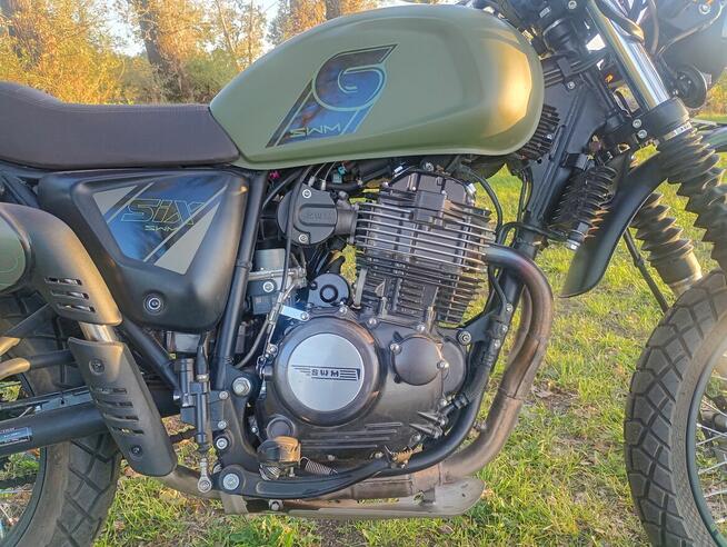 SWM six days 500 military green 2022 motocykl scrambler x445
