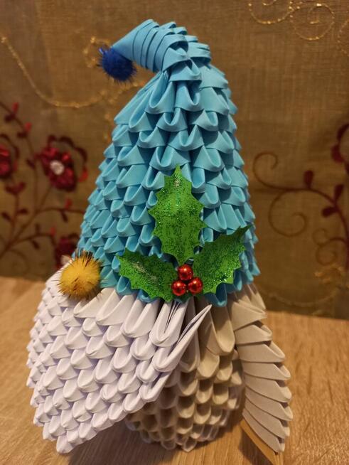 Skrzat skandynawski - rękodzieło origami, prezent, dekoracja