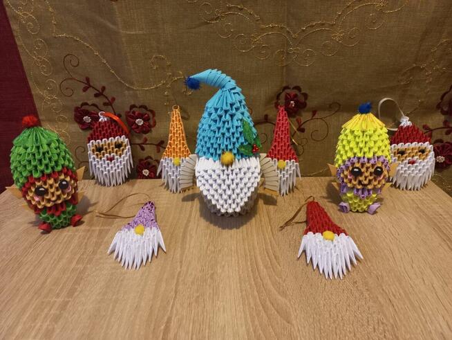 Skrzat skandynawski - rękodzieło origami, prezent, dekoracja
