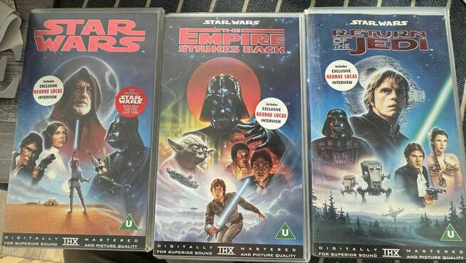 Star Wars Trylogy VHS 1995 wydanie uk. Bardzo dobry stan