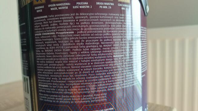 Farba plamoodporna, oddychająca, paraodporna, Magnat do szor