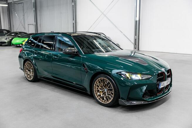 BMW M3 CS Touring 550 KM. Gwarancja 2029. PPF. British Racing Green.