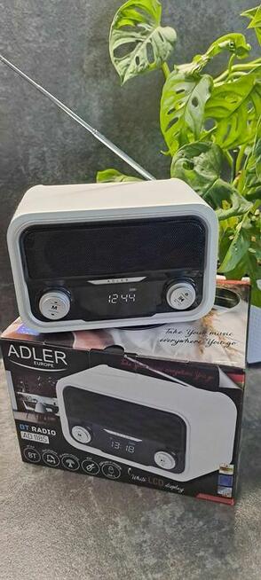 Radio retro ADLER stylowy design fm/usb/mp3/sd/BTooth