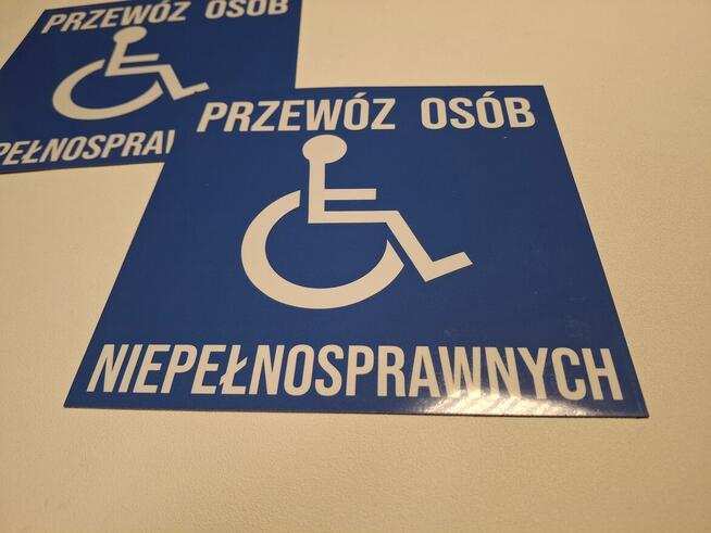 Oznaczenia medyczne magnesy naklejki ratownik przewóz osób