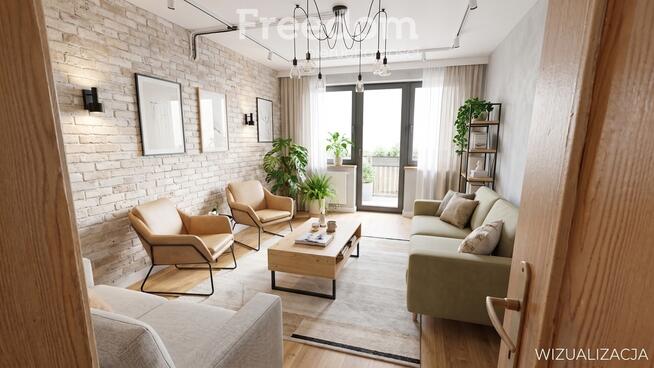 Mieszkanie 43, 3 m², 2 pokoje, duża loggia, 1 piętr