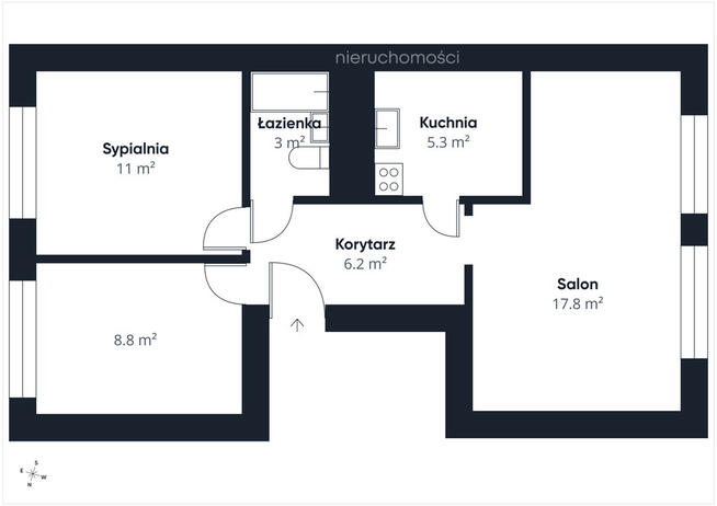 Katowice, Owocowa: 3 pokoje, 55 m², garaż, 2 piwnice, zieleń i cisza