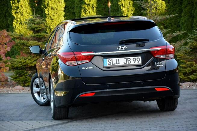 Hyundai i40 123 Przebieg Panorama Ledy Navi Keyless Kamera 2xParktronic Alu16 ASO