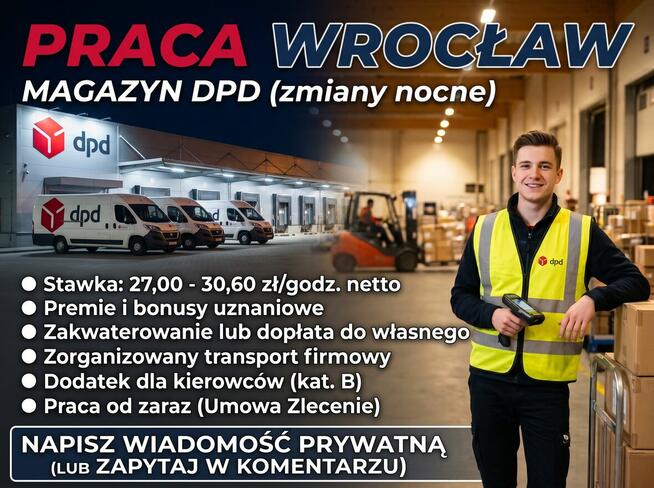 Pracownik Magazynu DPD – Wrocław