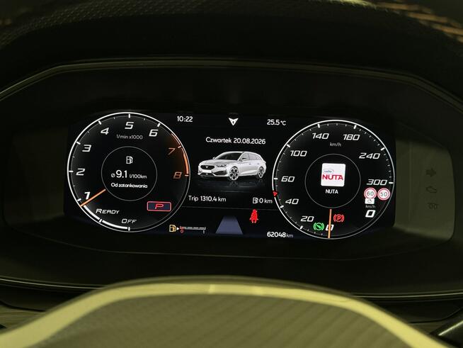 Cupra Leon Sportstourer VAT 23% 2.0TSI 245KM DSG 2022 r., salon PL, I właściciel, HAK, V