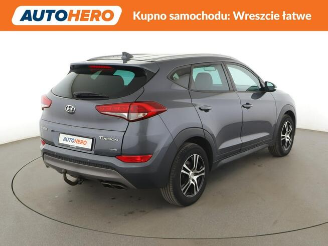 Hyundai Tucson 1.6T 4WD Automat Nawigacja Tempomat Grzana Kierownica Fotele Kamera
