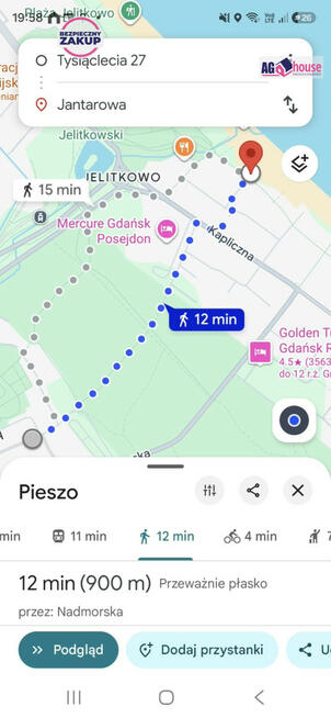 Mieszkanie Gdańsk Jelitkowo, Tysiąclecia