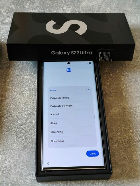 Samsung S22 Ultra biały, bardzo dobry stan.