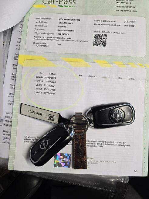 Opel Mokka X 1.4 Benzyna / AUTOMAT / Mały Przebieg 81 tyś Car-Pass ! ASO !!