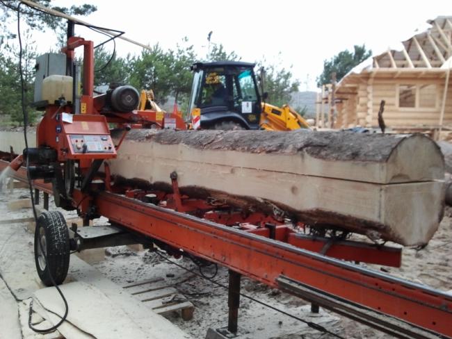 usługi tartaczne,tartak objazdowy