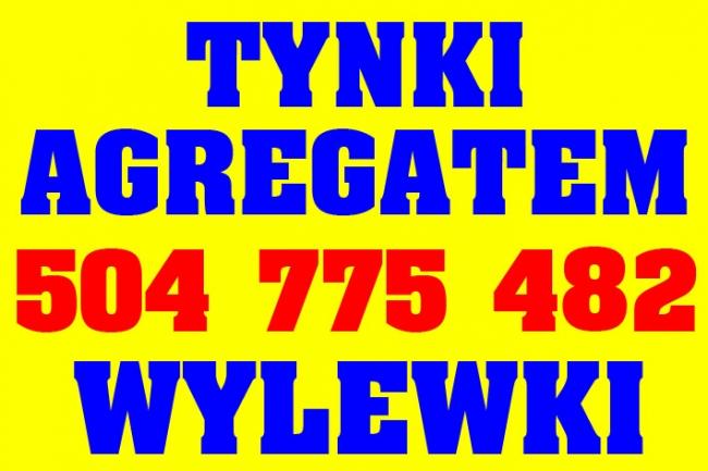TYNKI GIPSOWE Z AGREGATU, WYLEWKI