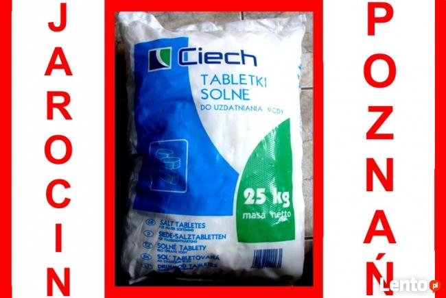 TABLETKI SOLNE 25kg sól tabletkowana JAROCIN POZNAN KROTOSZY