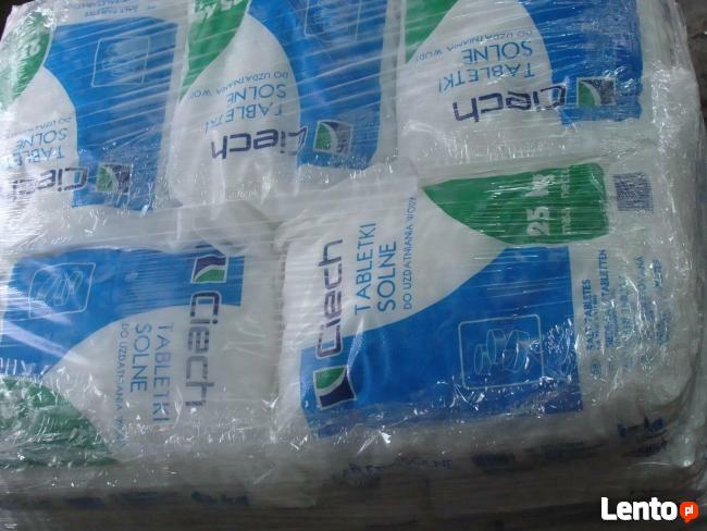TABLETKI SOLNE 25kg sól tabletkowana JAROCIN POZNAN KROTOSZY