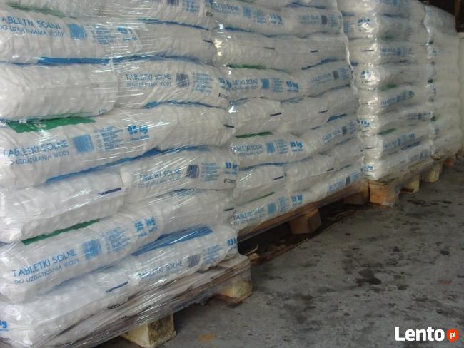 TABLETKI SOLNE 25kg sól tabletkowana JAROCIN POZNAN KROTOSZY