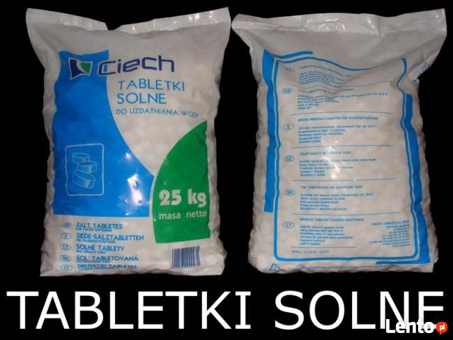 TABLETKI SOLNE 25kg sól tabletkowana JAROCIN POZNAN KROTOSZY