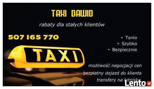 TAXI najtańsze nocne kursy weekendowe 507165770 BUS 9cio os.