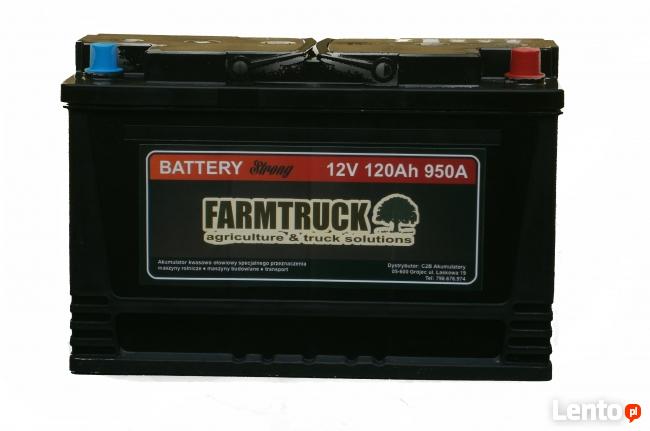 Akumulator 120Ah 850A Mielec AutoPart FARMTRUCK / Grójec