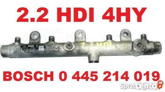 LISTWA WTRYSKOWA PALIWA PEUGEOT BOXER CITROEN JUMPER 2.2 HDI