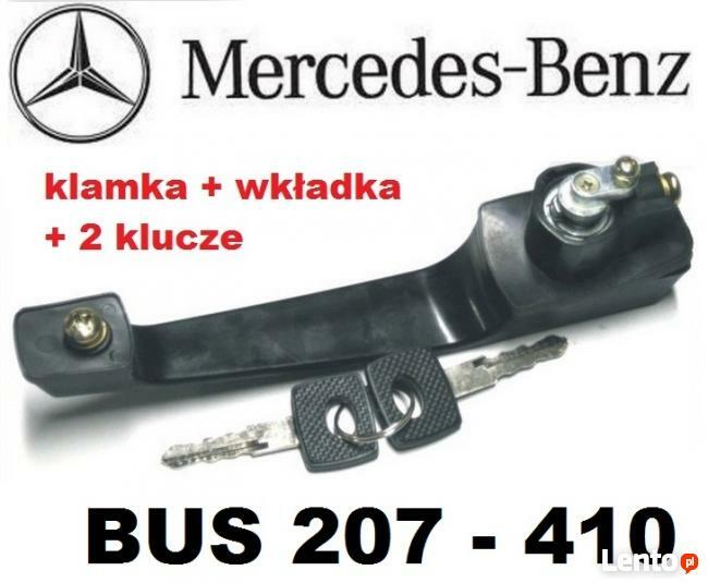PRAWA LEWA KLAMKA ZEWNĘTRZNA DRZWI PRZÓD MERCEDES BUS 207 -