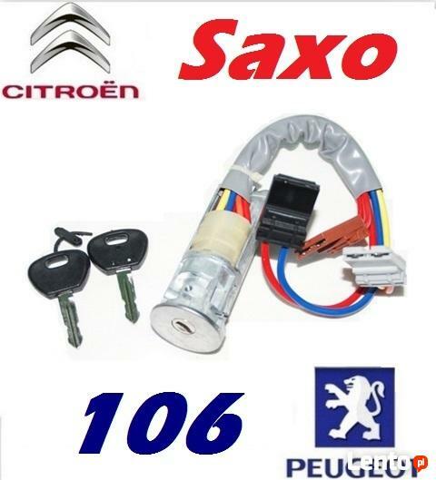 Markowa Stacyjka kostka kluczyki Citroen SAXO Peugeot 106