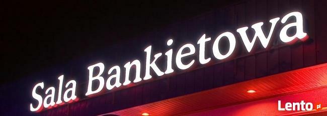 Neon SALA BANKIETOWA litery przestrzenne