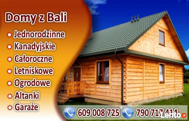 Domy z bali kanadyjskie drewniane domki letniskowe szkielet
