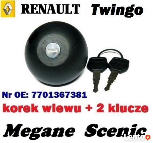 NOWY Korek wlewu paliwa wlew Renault Megane Twingo Scenic