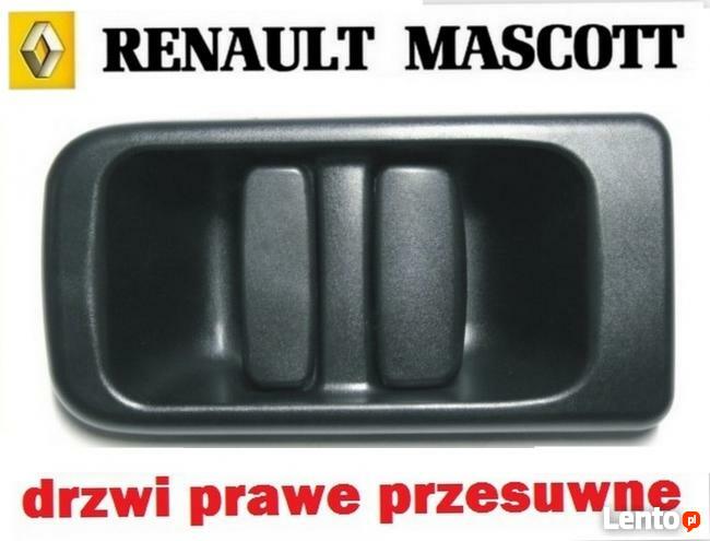 klamka drzwi bocznych prawych przesuwnych Renault Mascott