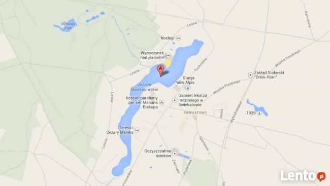 Sprzedam działkę nad Jeziorem Świekatowskim w Borach