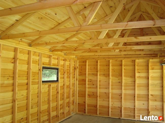 GARAŻ DREWNIANY dom domek wiata drewna drewutnia
