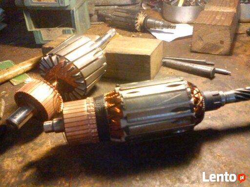 Naprawa profesjonalnych elektronarzędzi, przezwajanie wirnikó