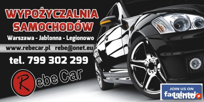 Rebe Car - wynajem aut Lotnisko Chopina Warszawa, Modlin