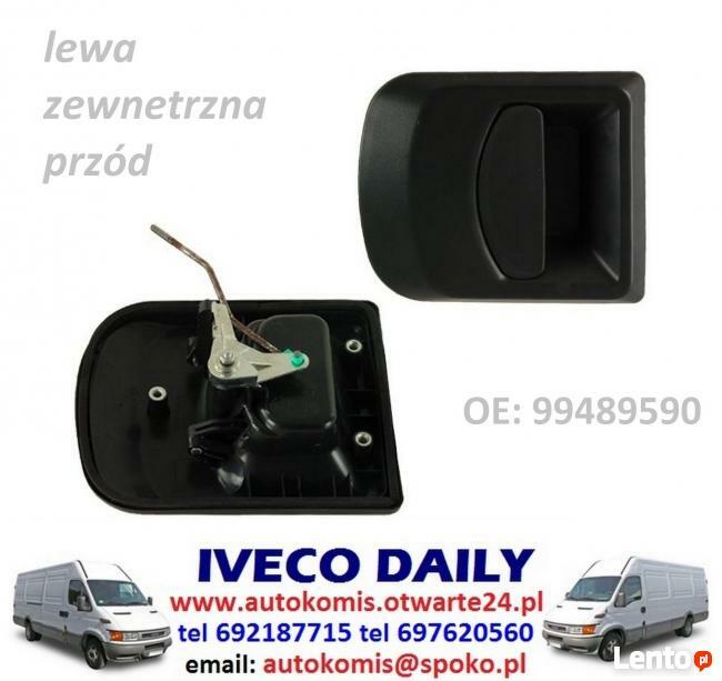 Klamka LEWA zewnętrzna przód drzwi przednich IVECO DAILY