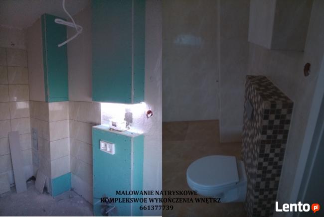WYKOŃCZENIA WNĘTRZ malowanie natryskowe Sieradz Łódź