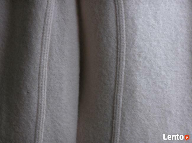 Geiger AUSTRALIJSKA WEŁNA 100% Ecri kardigan na suwak Zakiet