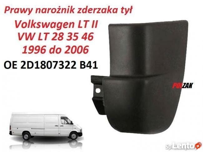 NOWY PRAWY narożnik tylny tył róg zderzaka VOLKSWAGEN VW LT