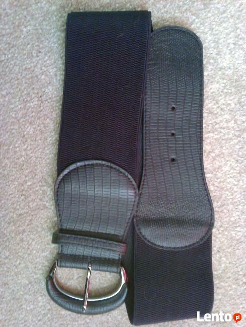 Pasek czarny guma Blue Shadow