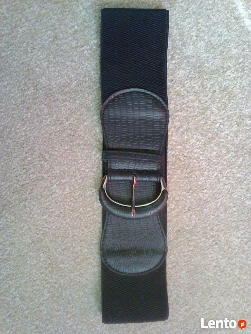 Pasek czarny guma Blue Shadow