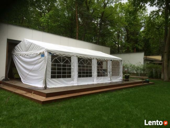 Wynajem wypożyczalnia namiotów parasoli grzewczych komunia