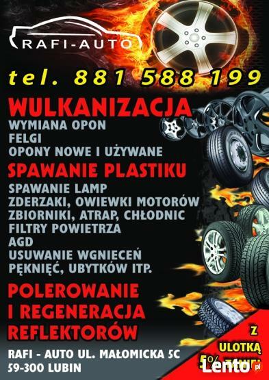 SERWIS OPON WULKANIZACJA WYMIANA OPON LUBIN UL.MAŁOMICKA 5C