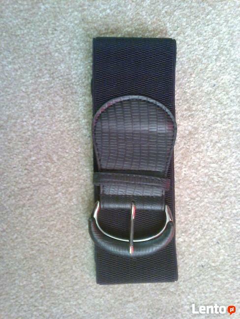 Pasek czarny guma Blue Shadow