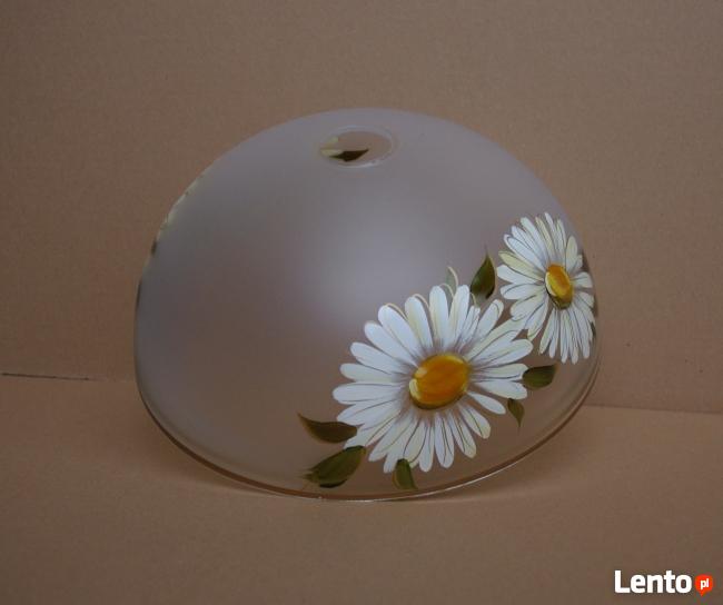 Klosz kwiaty E27 ręcznie malowany