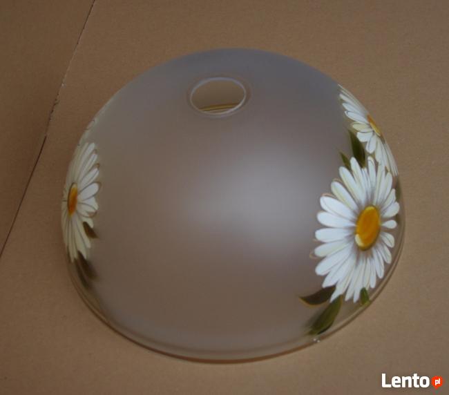 Klosz kwiaty E27 ręcznie malowany