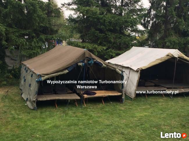 Wynajem namiotów komunijnych wojskowych, harcerskich