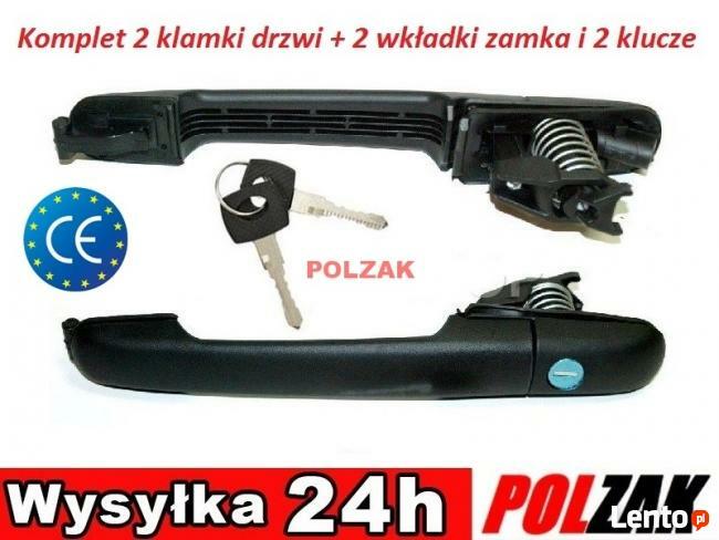 2 Klamki zewnętrzne drzwi prawa lewa klamka MERCEDES UNIMOG